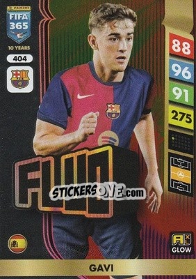 Sticker Gavi - FIFA 365: 2024-2025. Adrenalyn XL
 n. 404 - Panini