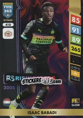Sticker Isaac Babadi - FIFA 365: 2024-2025. Adrenalyn XL
 n. 410 - Panini