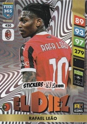 Sticker Rafael Leão - FIFA 365: 2024-2025. Adrenalyn XL
 n. 420 - Panini