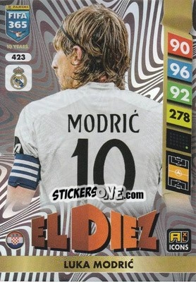 Sticker Luka Modrić - FIFA 365: 2024-2025. Adrenalyn XL
 n. 423 - Panini