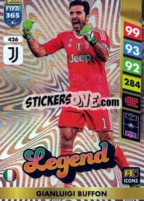 Sticker Gianluigi Buffon - FIFA 365: 2024-2025. Adrenalyn XL
 n. 426 - Panini