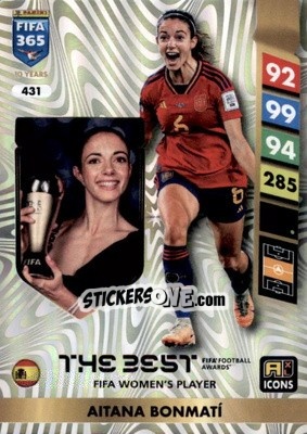 Sticker Aitana Bonmati - FIFA 365: 2024-2025. Adrenalyn XL
 n. 431 - Panini