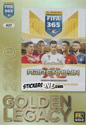 Sticker Panini FIFA 365 2020 - FIFA 365: 2024-2025. Adrenalyn XL
 n. 437 - Panini