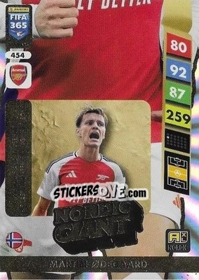 Sticker Martin Ødegaard - FIFA 365: 2024-2025. Adrenalyn XL
 n. 454 - Panini