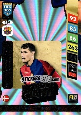 Sticker Andreas Christensen - FIFA 365: 2024-2025. Adrenalyn XL
 n. 459 - Panini