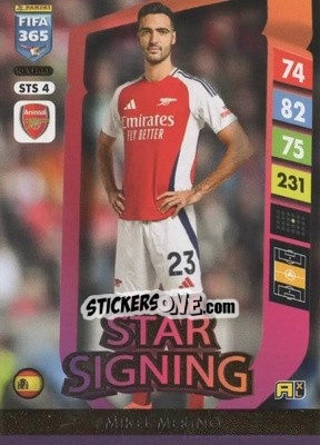 Sticker Mikel Merino - FIFA 365: 2024-2025. Adrenalyn XL
 n. STS4 - Panini