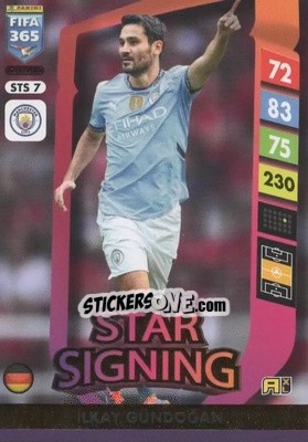 Sticker İlkay Gündoğan - FIFA 365: 2024-2025. Adrenalyn XL
 n. STS7 - Panini