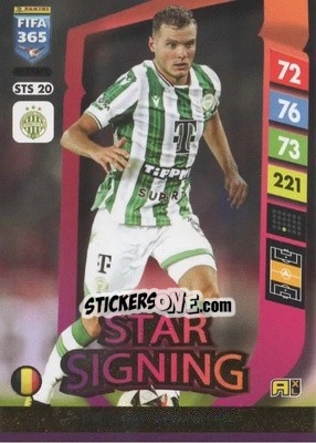 Sticker Philippe Rommens - FIFA 365: 2024-2025. Adrenalyn XL
 n. STS20 - Panini