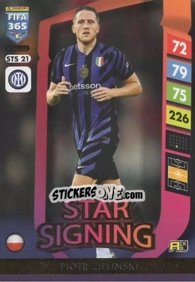 Sticker Piotr Zieliński - FIFA 365: 2024-2025. Adrenalyn XL
 n. STS21 - Panini