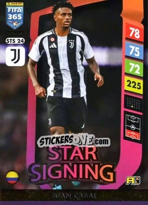 Sticker Juan Cabal - FIFA 365: 2024-2025. Adrenalyn XL
 n. STS24 - Panini