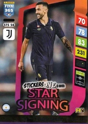 Sticker Nico González - FIFA 365: 2024-2025. Adrenalyn XL
 n. STS28 - Panini