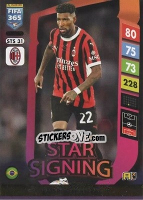 Sticker Emerson Royal - FIFA 365: 2024-2025. Adrenalyn XL
 n. STS31 - Panini