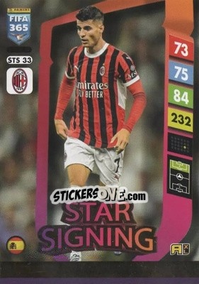 Sticker Álvaro Morata - FIFA 365: 2024-2025. Adrenalyn XL
 n. STS33 - Panini