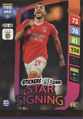Sticker Vangelis Pavlidis - FIFA 365: 2024-2025. Adrenalyn XL
 n. STS40 - Panini