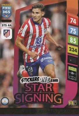 Sticker Julián Alvarez - FIFA 365: 2024-2025. Adrenalyn XL
 n. STS44 - Panini