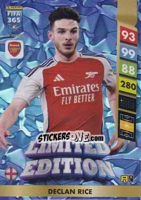 Sticker Declan Rice - FIFA 365: 2024-2025. Adrenalyn XL
 n. LE4 - Panini