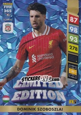 Sticker Dominik Szoboszlai - FIFA 365: 2024-2025. Adrenalyn XL
 n. LE13 - Panini