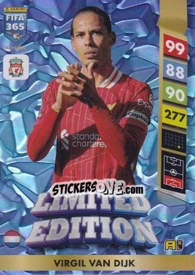 Sticker Virgil van Dijk - FIFA 365: 2024-2025. Adrenalyn XL
 n. LE17 - Panini