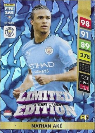 Cromo Nathan Aké - FIFA 365: 2024-2025. Adrenalyn XL
 n. LE23 - Panini