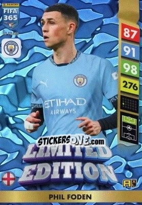 Sticker Phil Foden - FIFA 365: 2024-2025. Adrenalyn XL
 n. LE24 - Panini