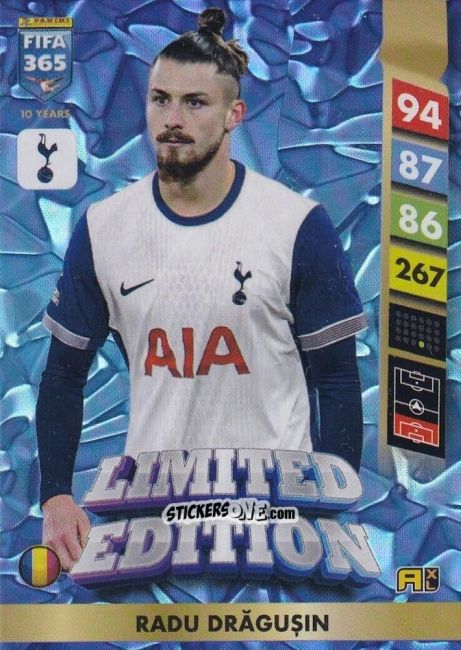 Sticker Radu Drăgușin - FIFA 365: 2024-2025. Adrenalyn XL
 n. LE34 - Panini