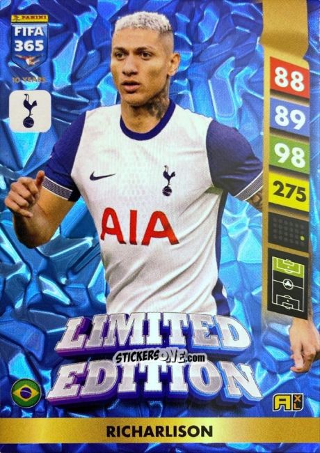 Cromo Richarlison - FIFA 365: 2024-2025. Adrenalyn XL
 n. LE35 - Panini