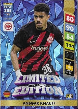 Cromo Ansgar Knauff - FIFA 365: 2024-2025. Adrenalyn XL
 n. LE44 - Panini