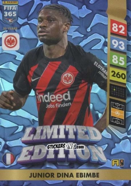 Cromo Eric Junior Dina Ebimbe - FIFA 365: 2024-2025. Adrenalyn XL
 n. LE46 - Panini