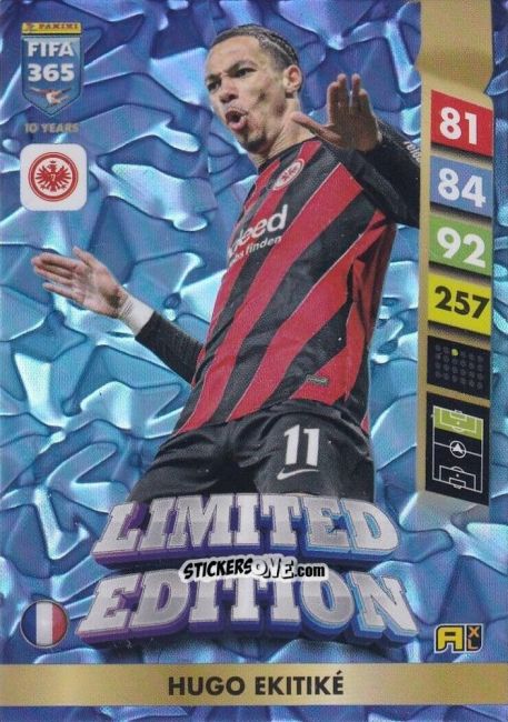 Cromo Hugo Ekitike - FIFA 365: 2024-2025. Adrenalyn XL
 n. LE47 - Panini