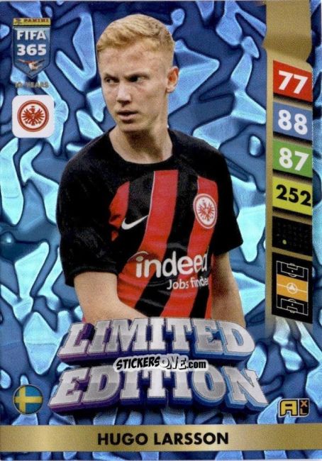 Sticker Hugo Larsson - FIFA 365: 2024-2025. Adrenalyn XL
 n. LE48 - Panini