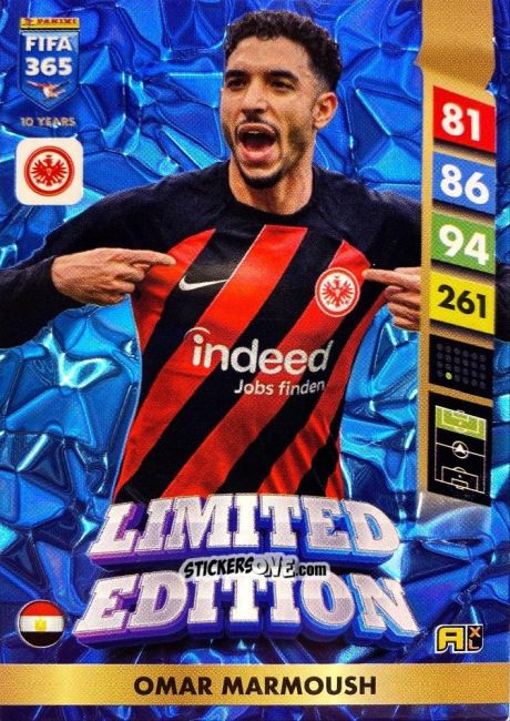 Cromo Omar Marmoush - FIFA 365: 2024-2025. Adrenalyn XL
 n. LE51 - Panini