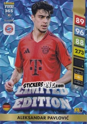 Sticker Aleksandar Pavlović - FIFA 365: 2024-2025. Adrenalyn XL
 n. LE54 - Panini