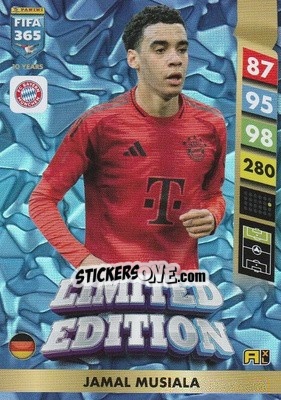 Sticker Jamal Musiala - FIFA 365: 2024-2025. Adrenalyn XL
 n. LE56 - Panini