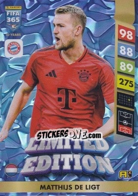 Sticker Matthijs de Ligt - FIFA 365: 2024-2025. Adrenalyn XL
 n. LE58 - Panini