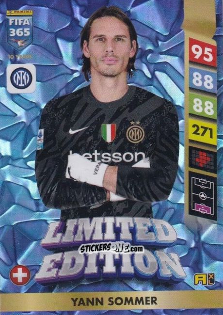 Cromo Yann Sommer - FIFA 365: 2024-2025. Adrenalyn XL
 n. LE69 - Panini