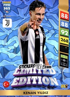 Sticker Kenan Yıldız - FIFA 365: 2024-2025. Adrenalyn XL
 n. LE72 - Panini