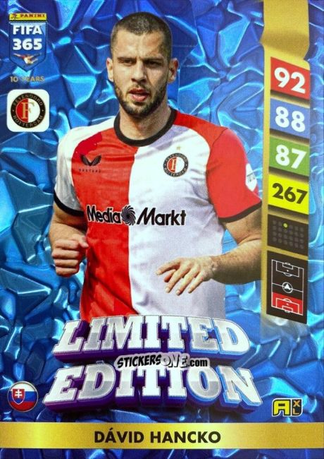 Sticker Dávid Hancko - FIFA 365: 2024-2025. Adrenalyn XL
 n. LE75 - Panini