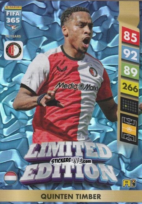 Cromo Quinten Timber - FIFA 365: 2024-2025. Adrenalyn XL
 n. LE82 - Panini