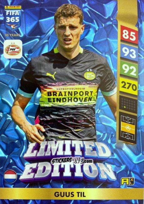 Sticker Guus Til - FIFA 365: 2024-2025. Adrenalyn XL
 n. LE86 - Panini