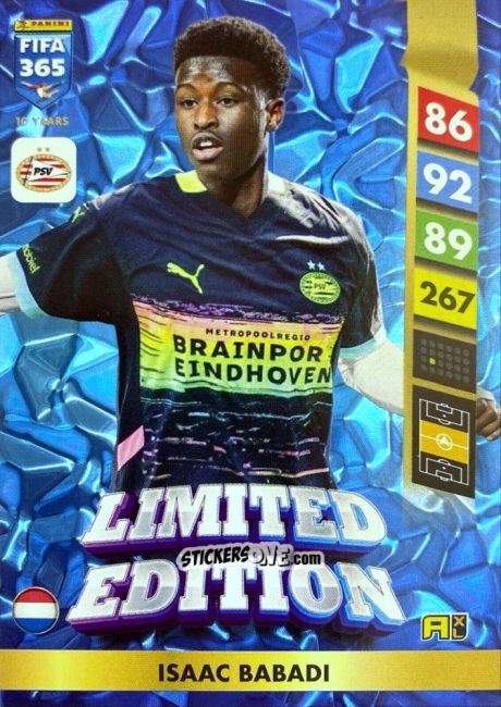 Sticker Isaac Babadi - FIFA 365: 2024-2025. Adrenalyn XL
 n. LE87 - Panini