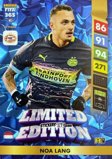 Sticker Noa Lang - FIFA 365: 2024-2025. Adrenalyn XL
 n. LE94 - Panini