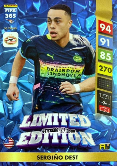 Sticker Sergiño Dest - FIFA 365: 2024-2025. Adrenalyn XL
 n. LE96 - Panini