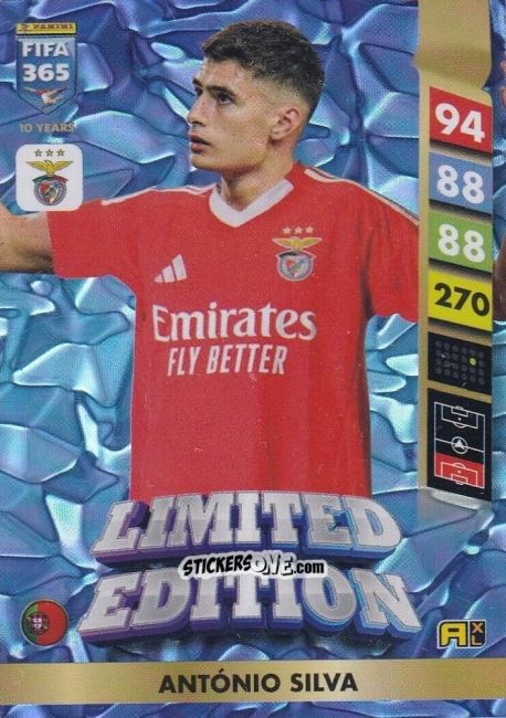 Sticker António Silva - FIFA 365: 2024-2025. Adrenalyn XL
 n. LE99 - Panini