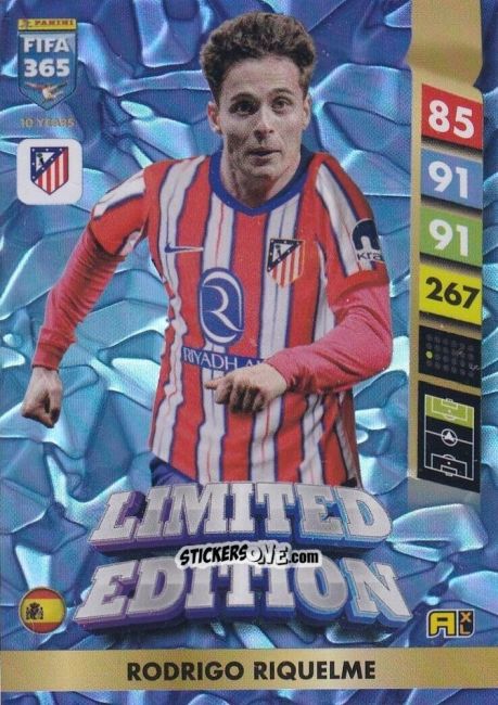 Sticker Rodrigo Riquelme - FIFA 365: 2024-2025. Adrenalyn XL
 n. LE106 - Panini