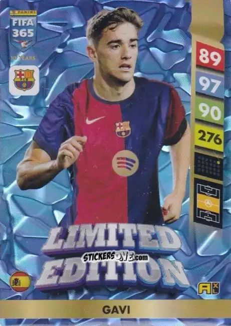 Sticker Gavi - FIFA 365: 2024-2025. Adrenalyn XL
 n. LE109 - Panini
