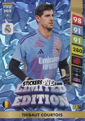 Sticker Thibaut Courtois - FIFA 365: 2024-2025. Adrenalyn XL
 n. LE123 - Panini