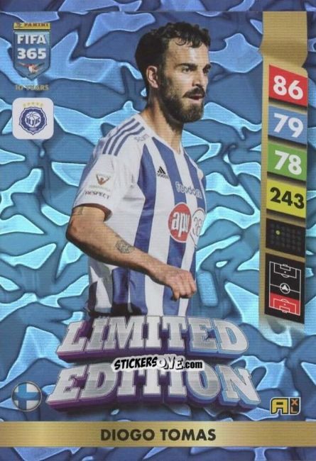 Sticker Diogo Tomas - FIFA 365: 2024-2025. Adrenalyn XL
 n. LE126 - Panini