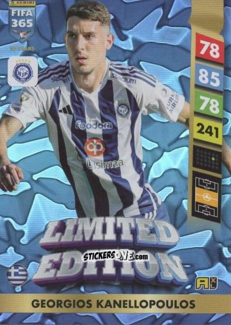 Sticker Georgios Kanellopoulos - FIFA 365: 2024-2025. Adrenalyn XL
 n. LE127 - Panini