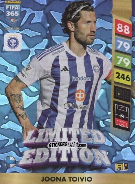 Sticker Joona Toivio - FIFA 365: 2024-2025. Adrenalyn XL
 n. LE130 - Panini