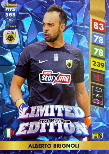 Sticker Alberto Brignoli - FIFA 365: 2024-2025. Adrenalyn XL
 n. LE136 - Panini